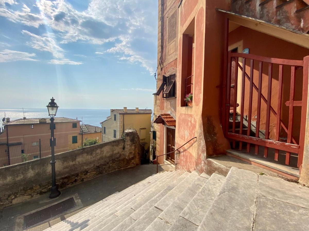 Casaviva - Elegante Casa Con Dehors A Camogli Apartment Bagian luar foto